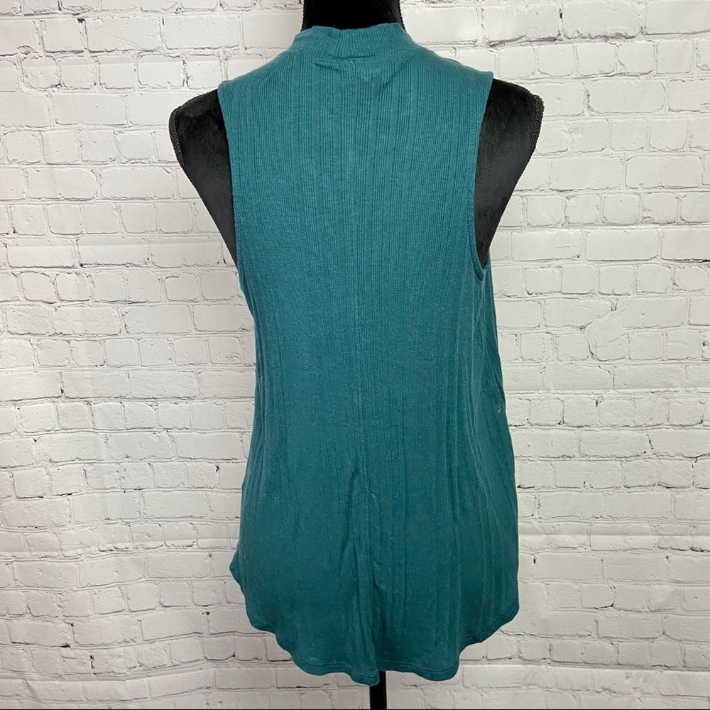 Free People Ribbed Cut Out Tank Top - Picture 3 of 6